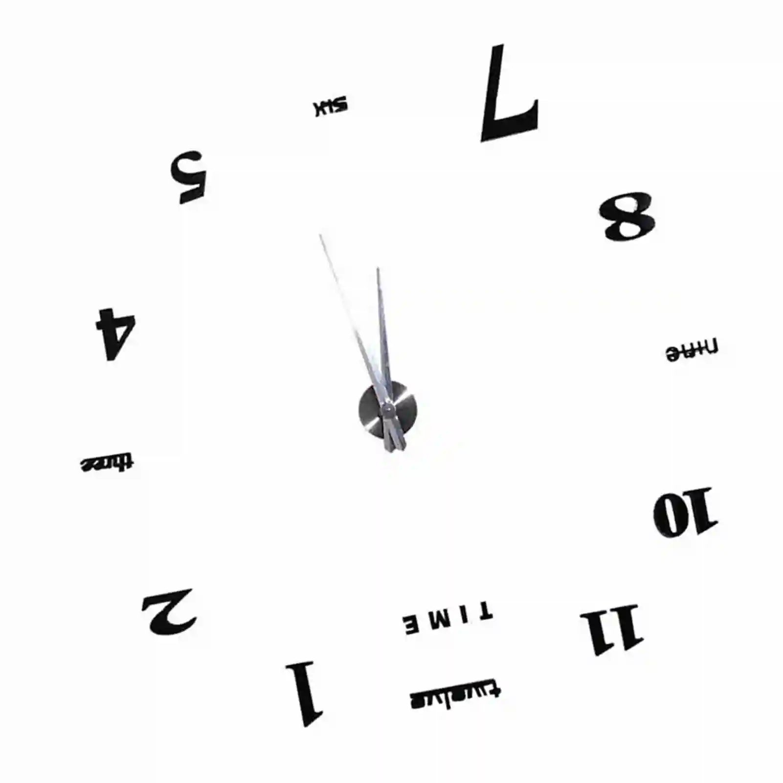 Acrylic Wall Clock Modern  Large Wall Clock Kit 3D Mirror  Sticker for Home  Room Wall Clock Sticker Wall Clock